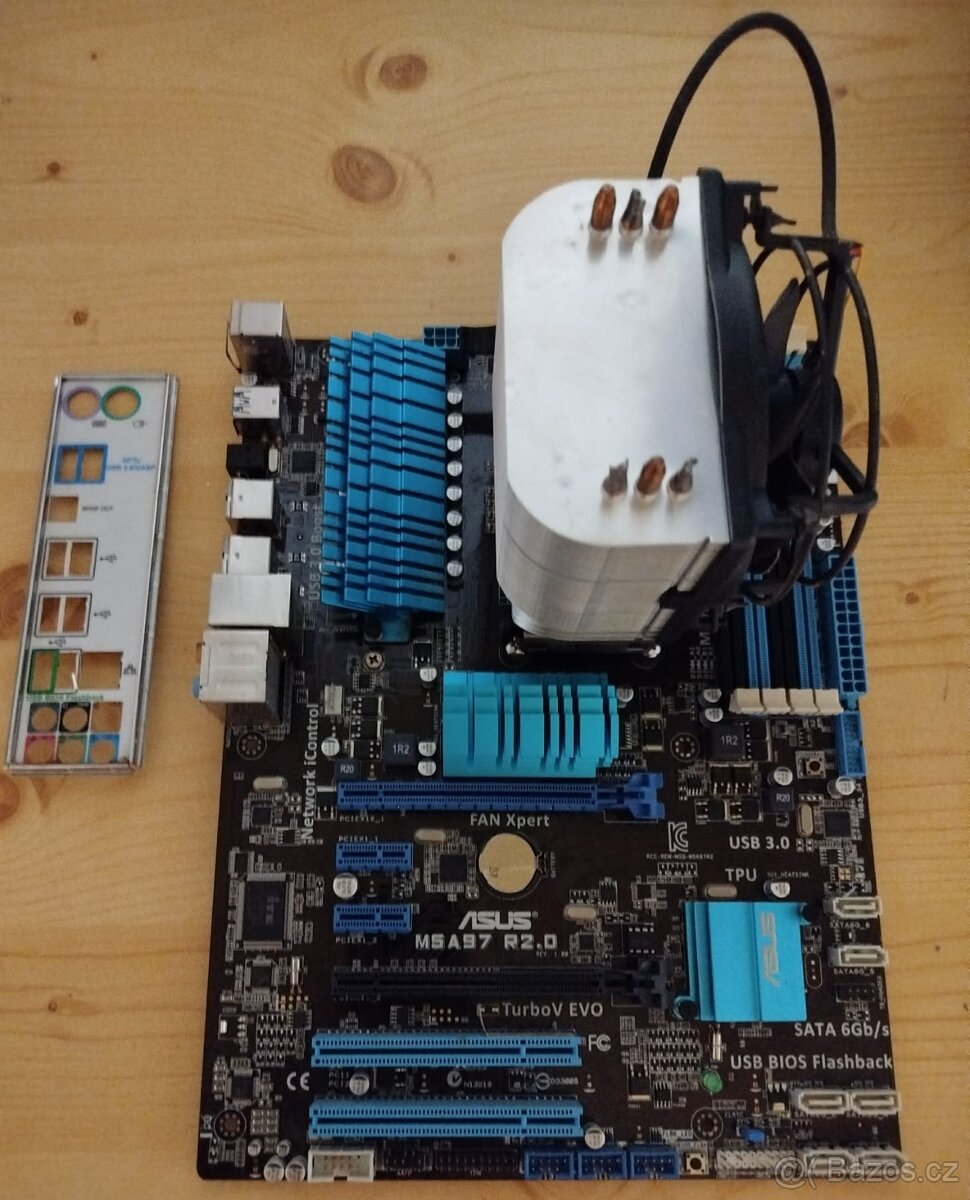 ASUS M5A97 R2.0 + fx 6300 6jádro+8GB pamět