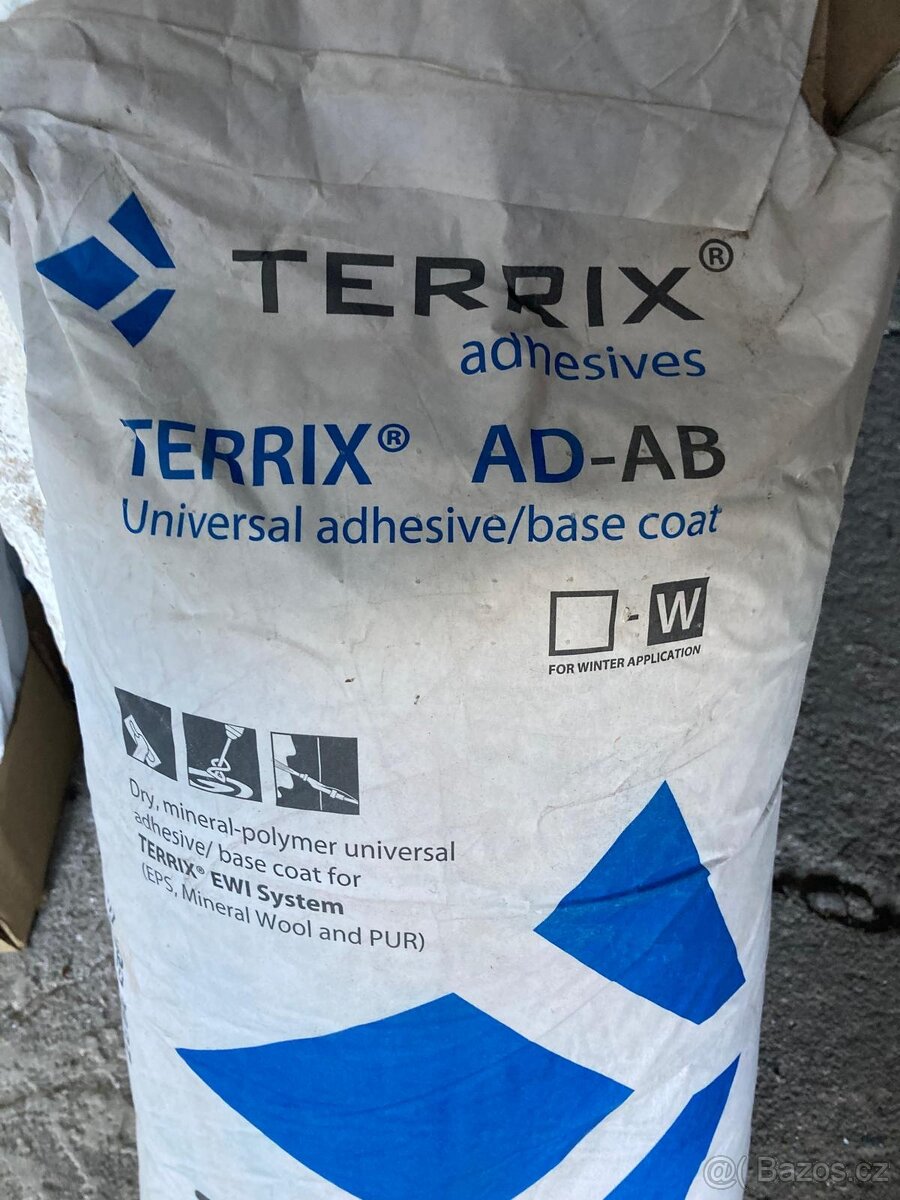 TERRIX Lepící a stěrkový tmel - 25 kg