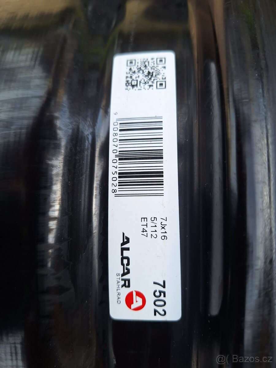 Plechové disky R16, 5x112, ET 47