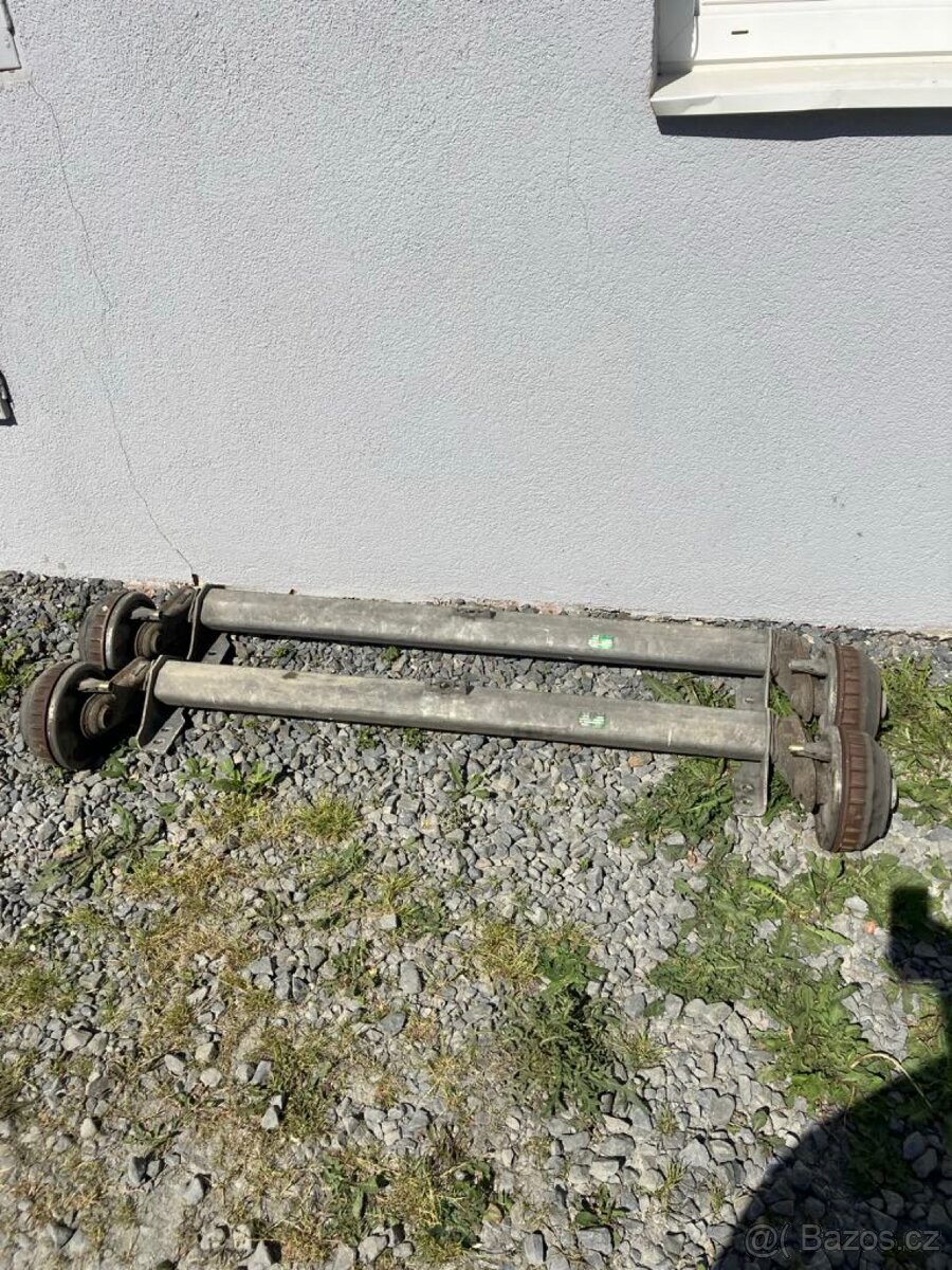 Prodám nápravy AL-KO 1300 kg s brzdami