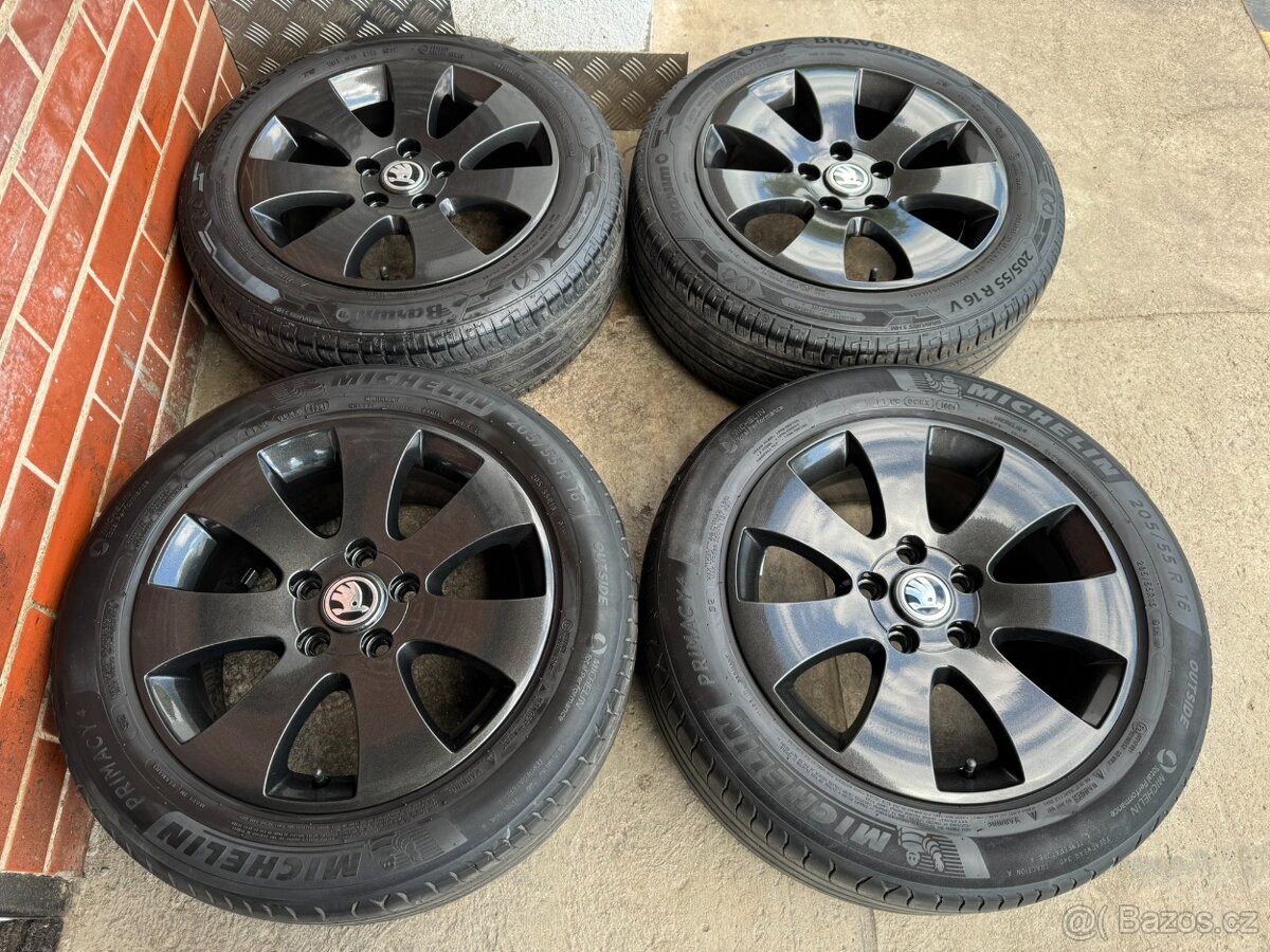 Alu 16" 5x112,škoda " Spectrum Grafit" letní, SUP2, Yeti