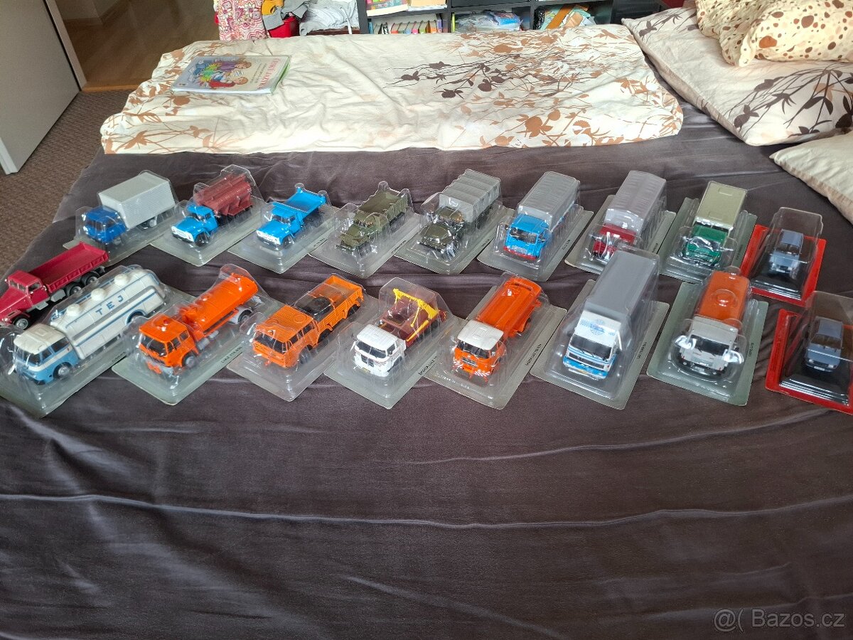 Tatra, Liaz, Avia, Škoda - modely