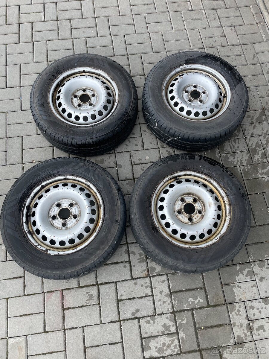 Disky na VW Transporter s pneu