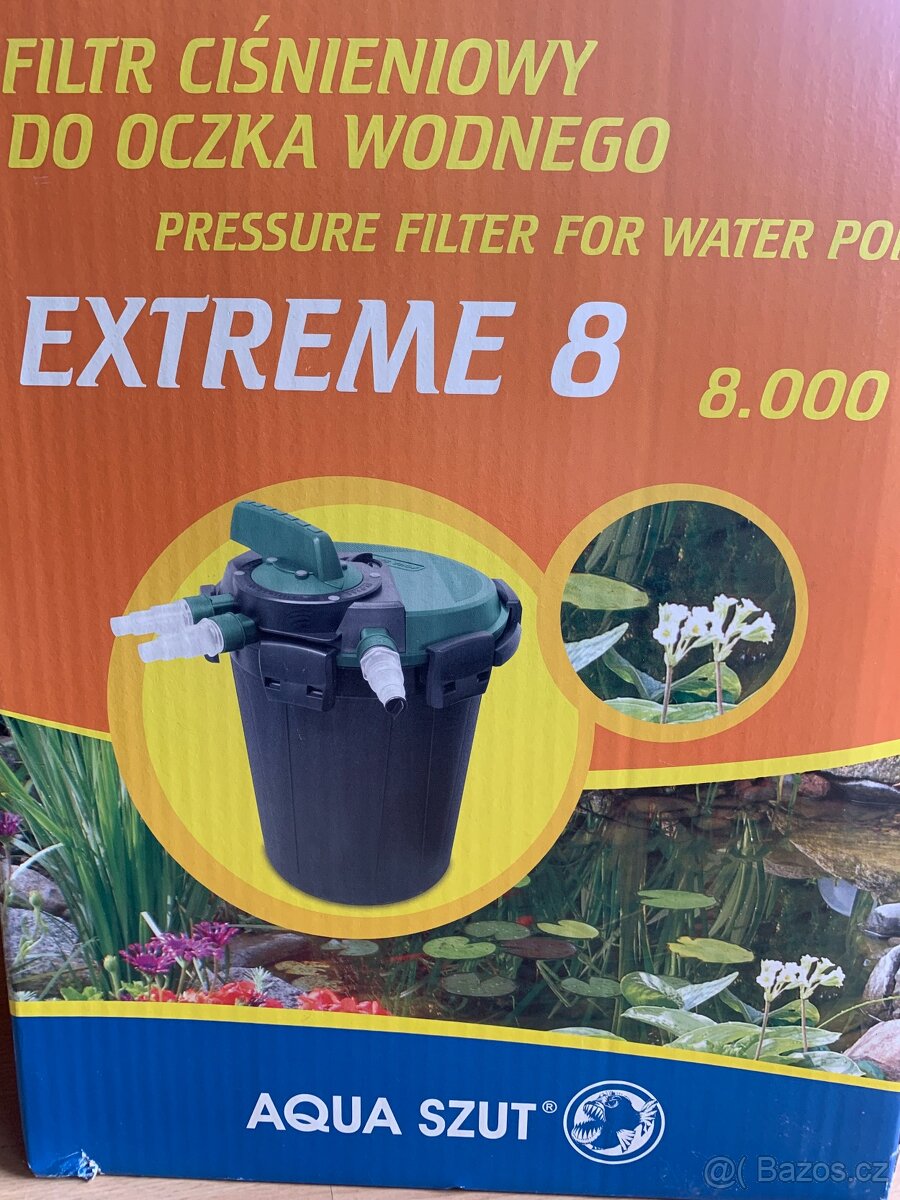 Jezírkový filtr EXTREME 8 tlakový s UV lampou 11W