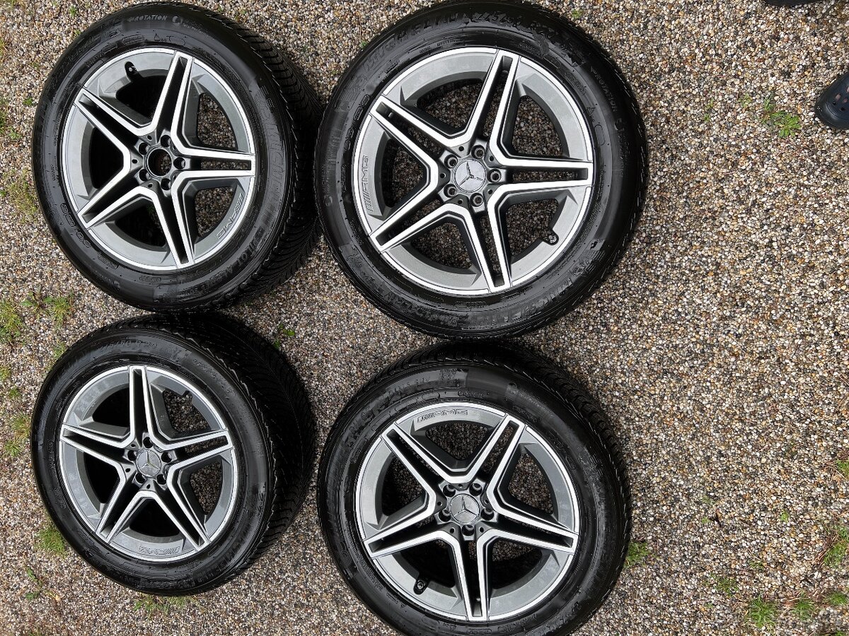 Sada zánovních disků + zánovní zminí pneu na Mercedes GLE 53