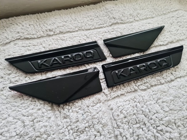 Čierne nápisy na blatník pre ŠKODA modely