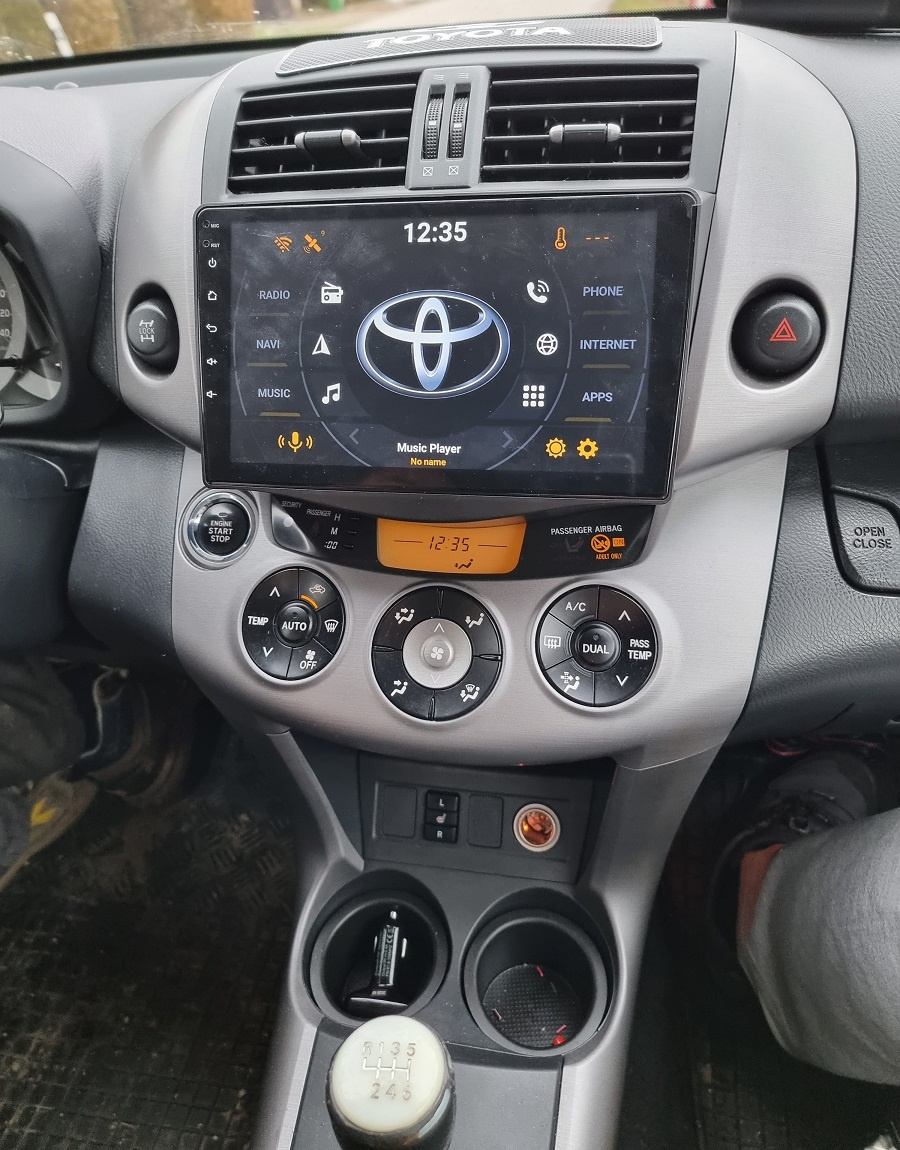 9" Toyota RAV4 (3gen.) - android 13/14 - GPS rádio