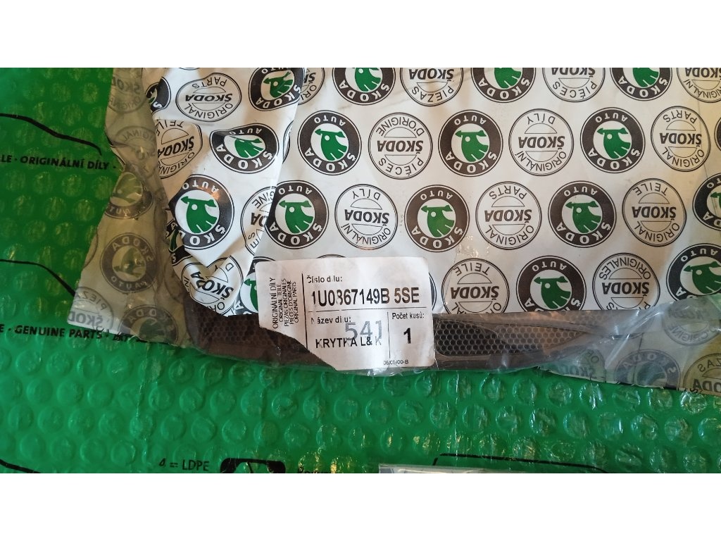 krytka reproduktoru levá šedá Škoda Octavia I (1U) 1U0867149