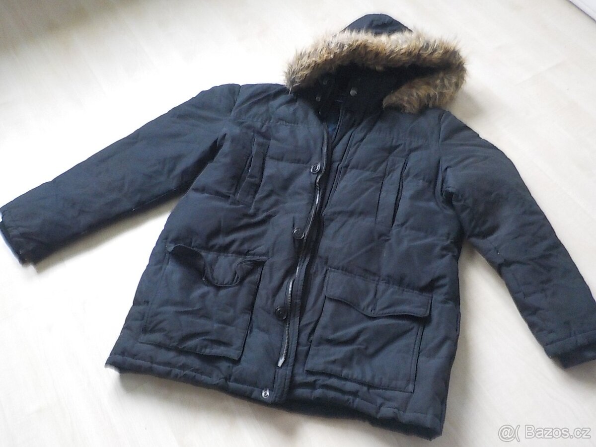 Tommy Hilfiger lux delši perova bunda s kapuci vel 2xl/muž