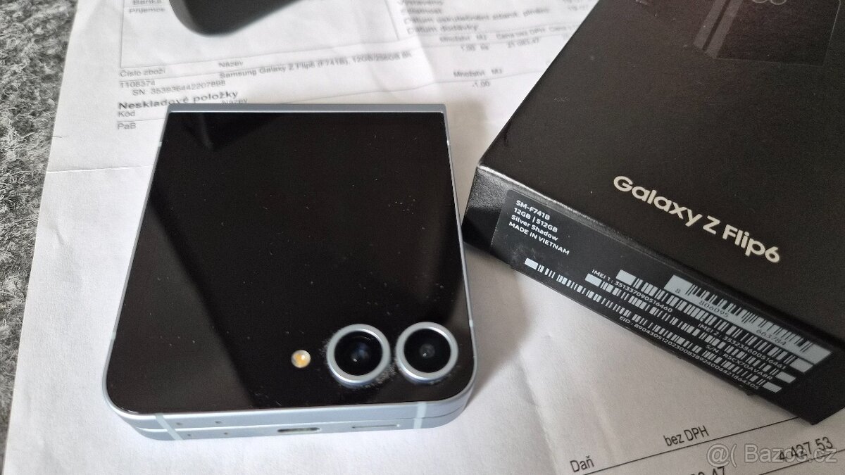 Samsung galaxy Z flip 6 záruka ▪︎ jako nový