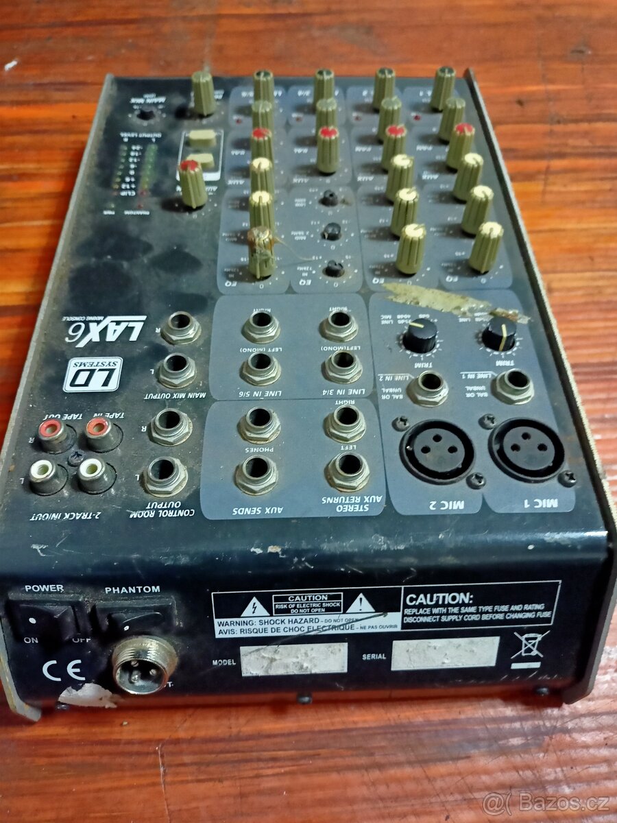 mixážní pult LAX 6 LD system