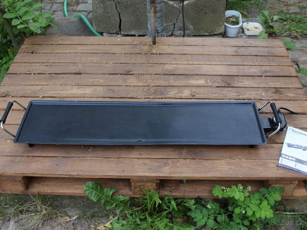 Elektrický gril stolní přenosný XXL