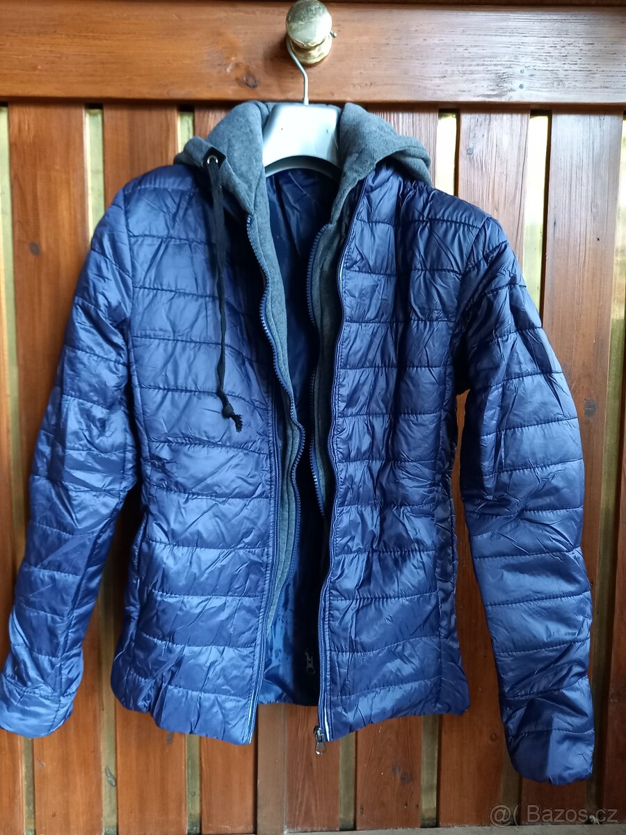 Prodám novou zimní bundu (prošívaná) - modrá