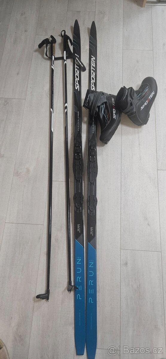 Běžkařský set: SPORTEN Perun Pro 190 Skin M/H, boty vel.46