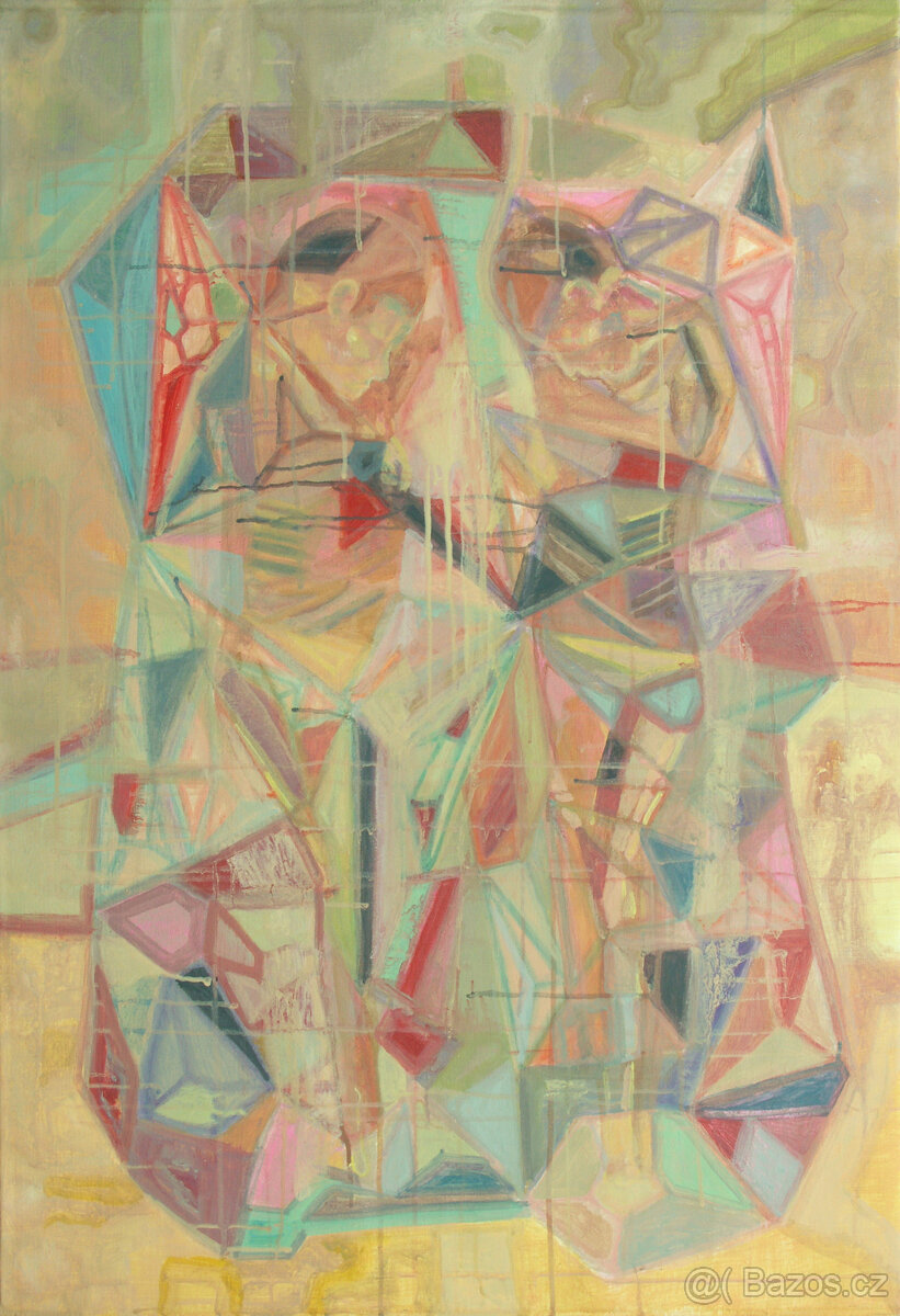 Obraz malba painting Abstrakce