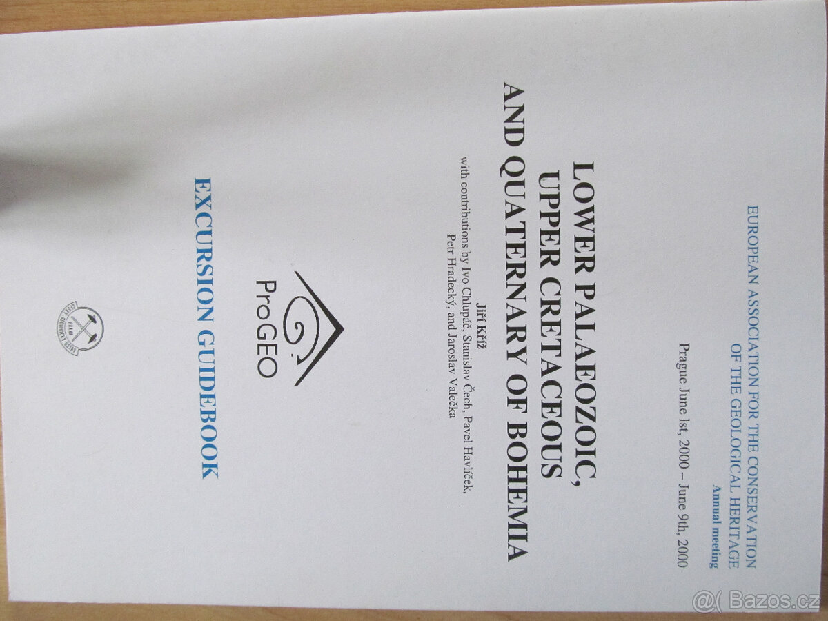 Lower palaeozoic, upper cret... of Bohemia (J. Kříž).