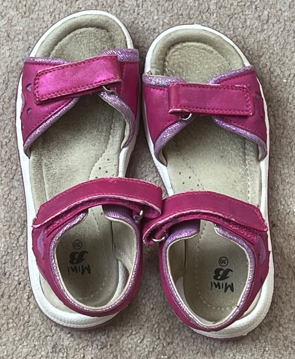 Dětské dívčí sandálky velikost 30