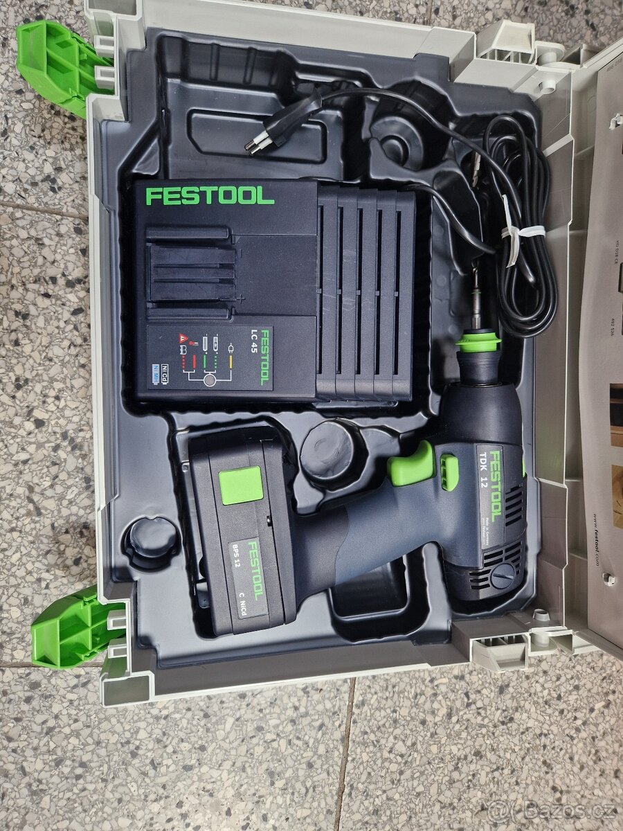 Festool AKU VRTAČKA - ŠROUBOVÁK TDK 12