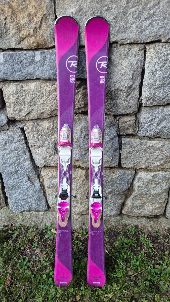 Prodám lyže Rossignol Tepmtation 75, 144cm