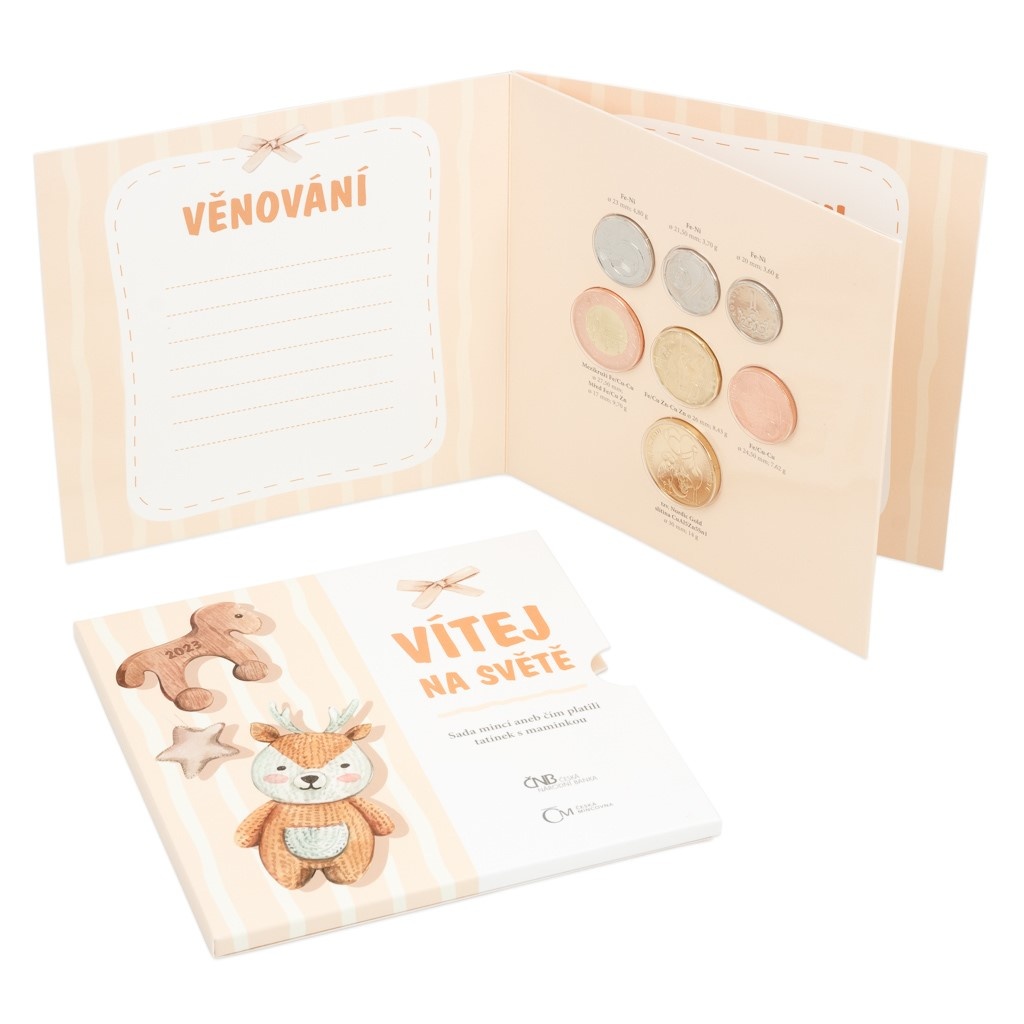 SADA OBĚŽNÝCH MINCÍ 2023 - NAROZENÍ DÍTĚTE