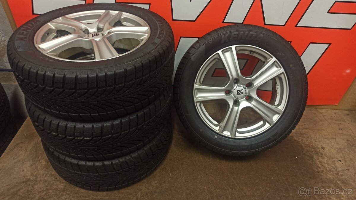 ALU kola Brock 5x114,3 + zimní pneu 225/55 R17