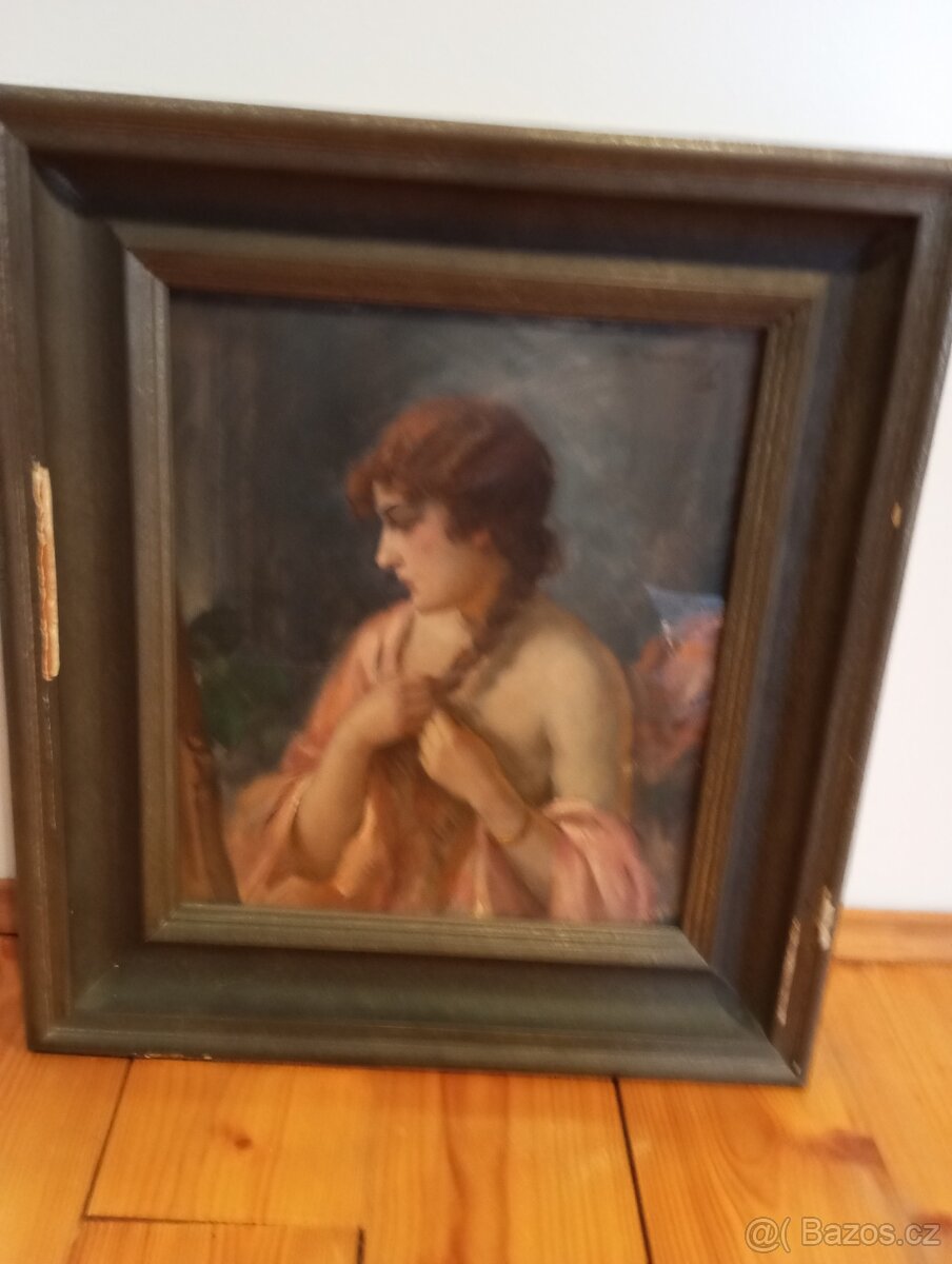 DÍVKA S COPEM - BOHUMIL MAREČEK (1884 - 1962)