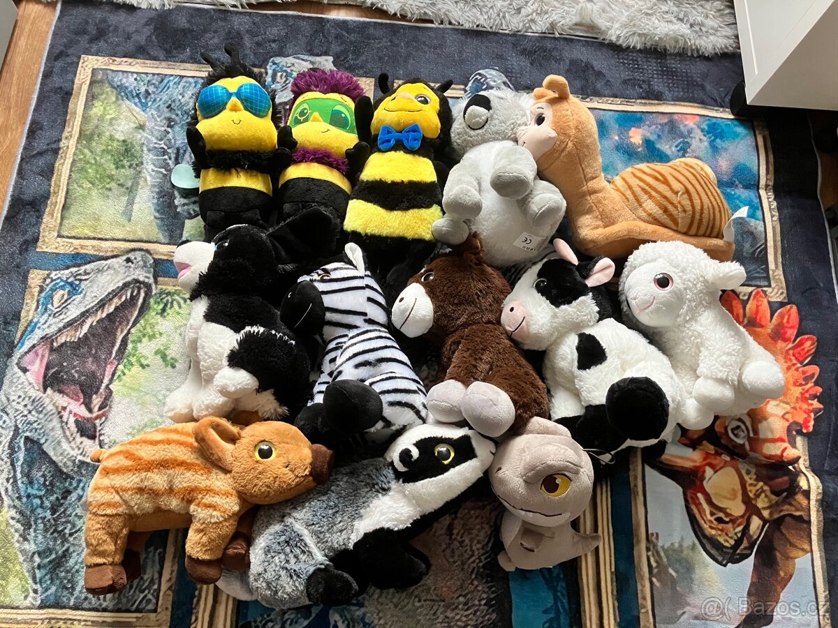 Plyšáci a polštářky