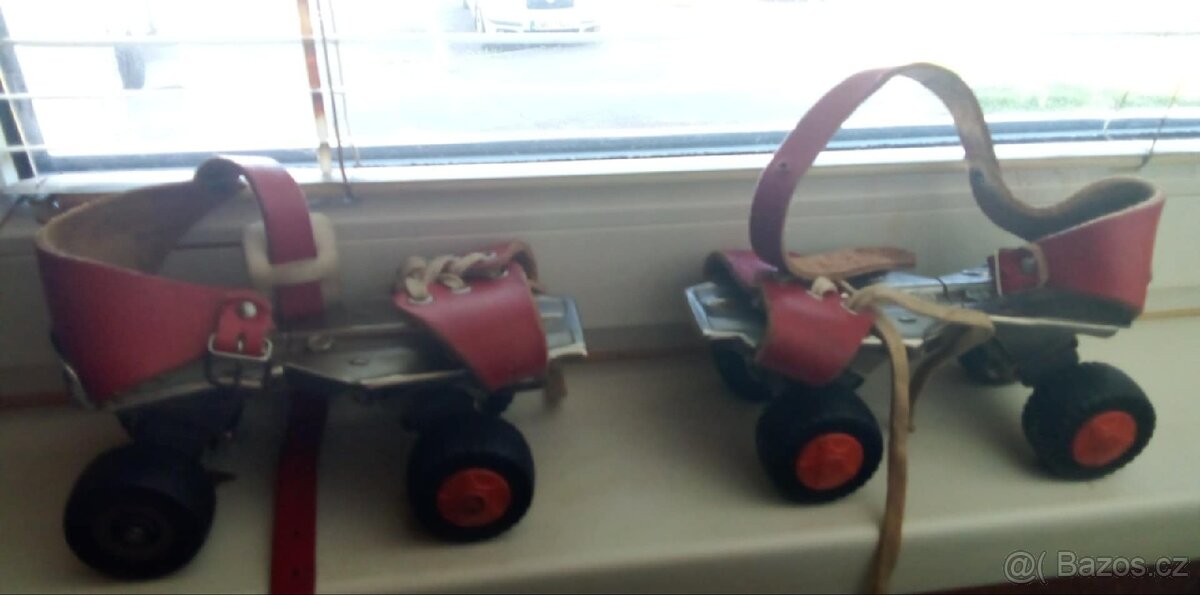 Prodám retro kolečkové brusle