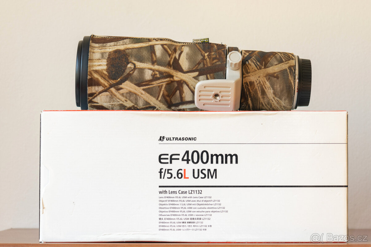 CANON EF 400mm f/5.6L USM = výborný stav = f5.6