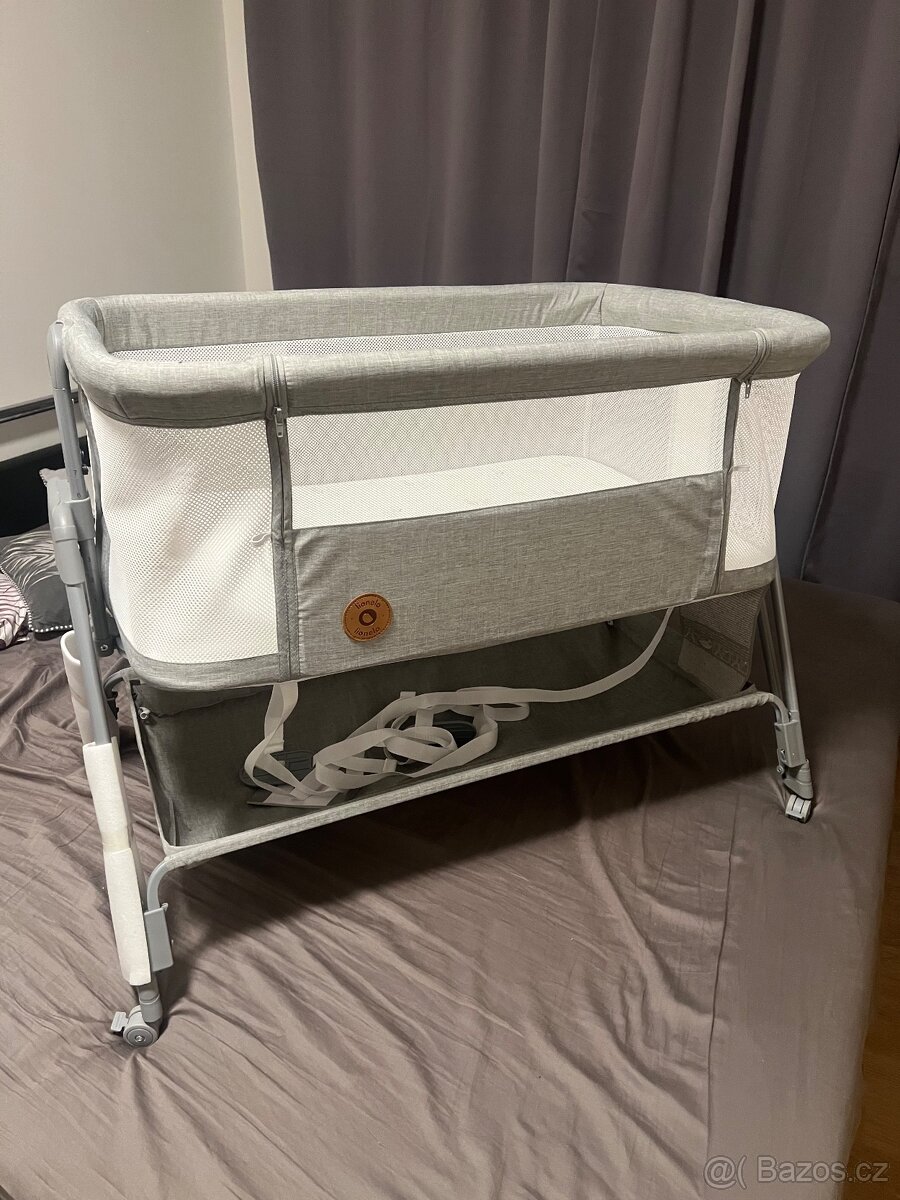 Postýlka Lionelo Luna Grey