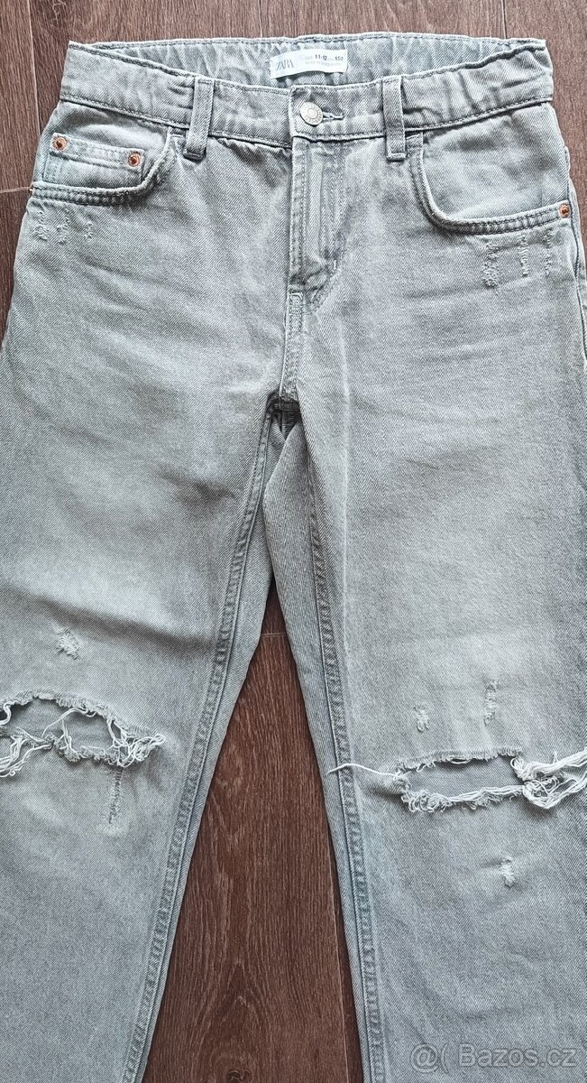 Krásné frajerské džíny Zara Loose fit vel. 152