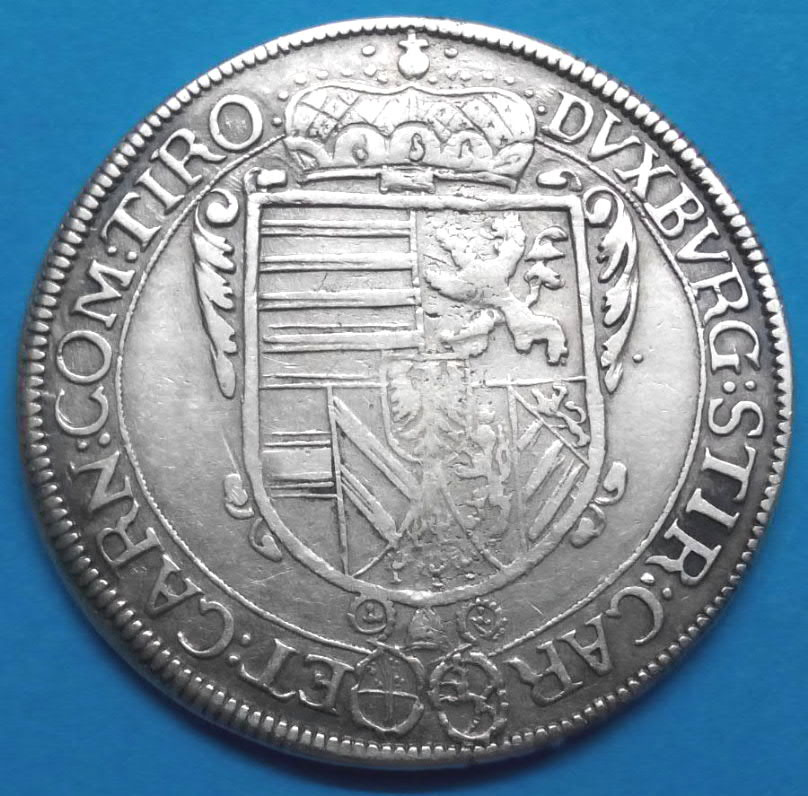 Stříbrná mince arcivévoda Leopold V. Habsburský