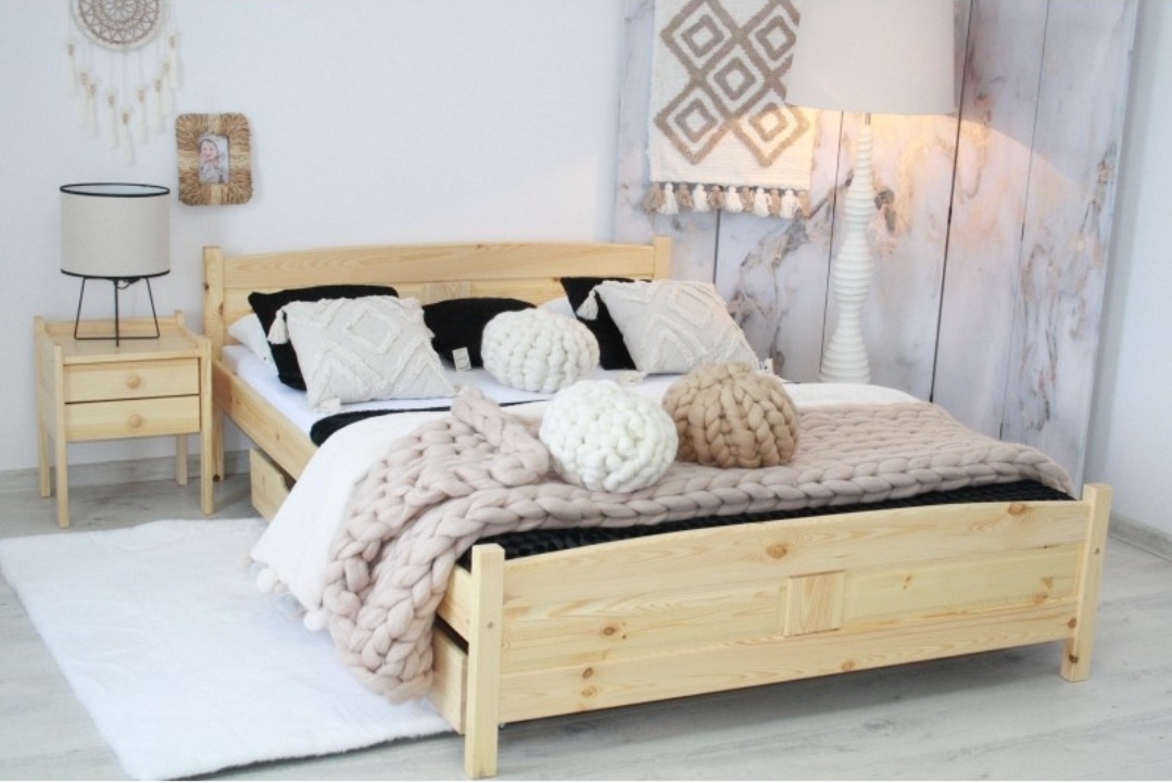 Ložnice 180x200 z masivu borovice NOVÁ