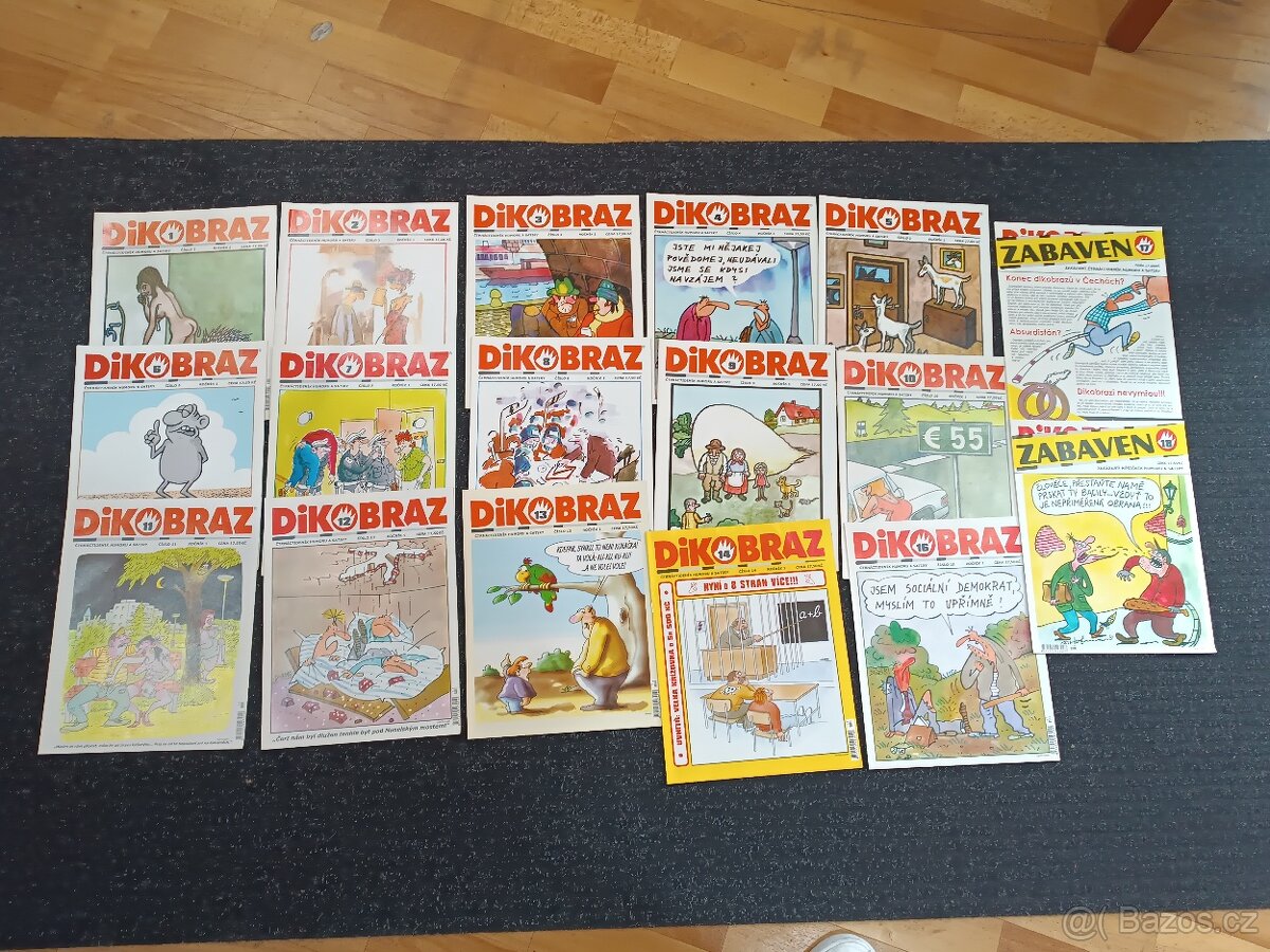 Časopisy Dikobraz v top stavu