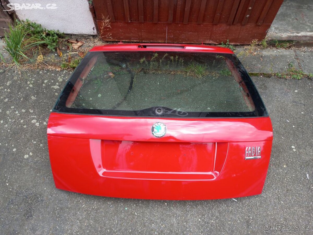 Páté dveře kufru fabia 1 combi