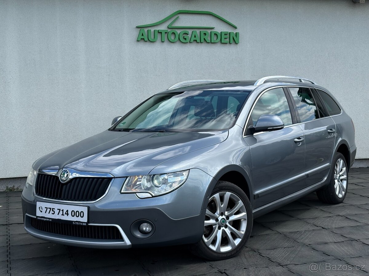 Škoda Superb 2.0TDi 103kW 4x4 DSG6 webasto, panorama, MY2013