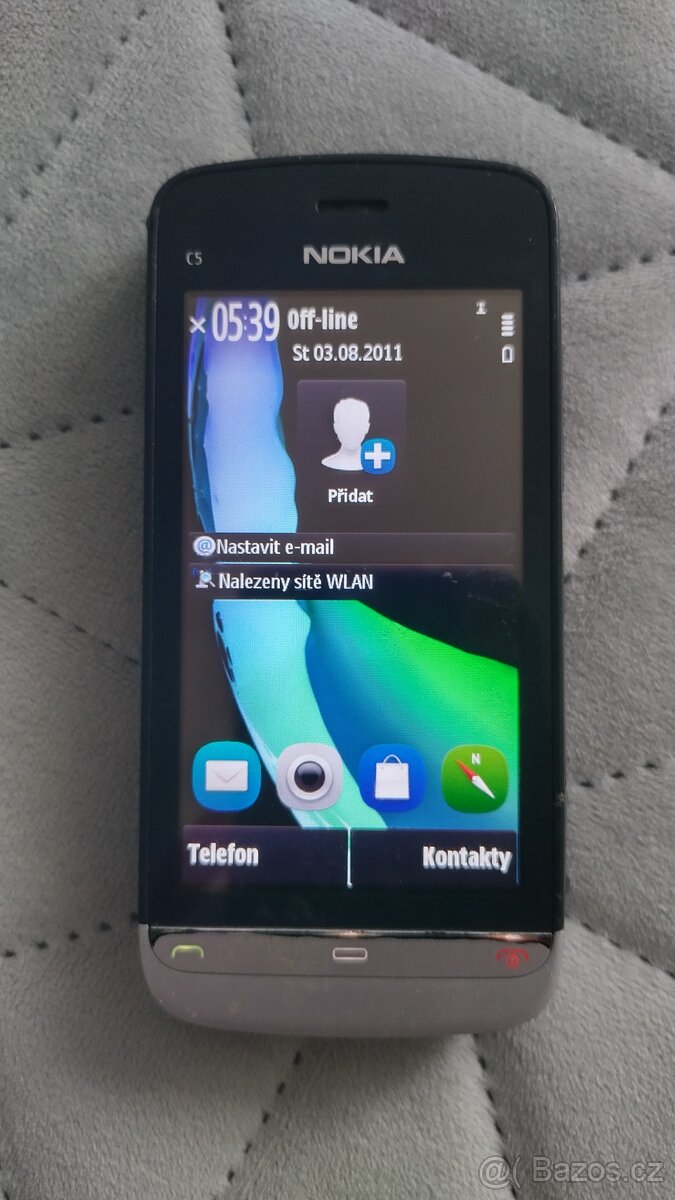 Nokia C5 - 03 bez nabíječky