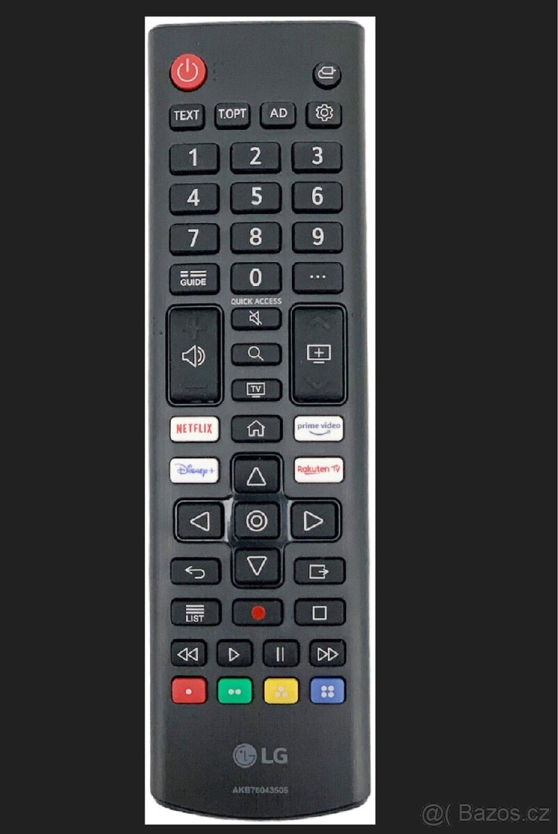 Originální tv ovladač LG AKB 76043505