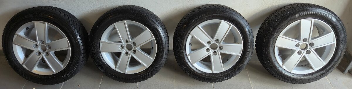 ALU disky Škoda se zimními pneu 185/60 R15