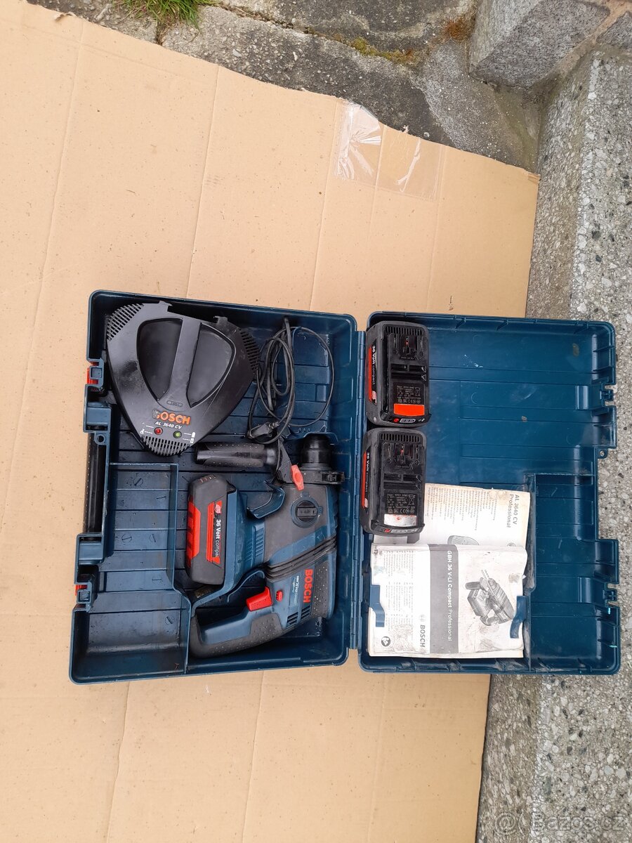 Aku vrtací kladivo Bosch GBH 36 V-li professional