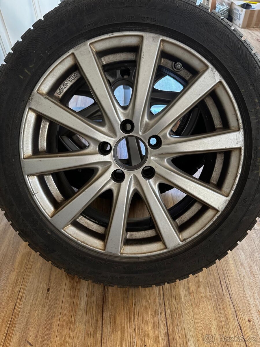 4x Alu 17" se zimními pneu runflat na Mercedes S205 W205