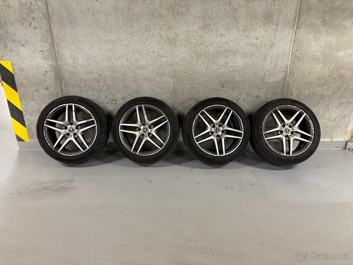 Originální kola Mercedes w222 r19 amg zimní gumy 245/45/19