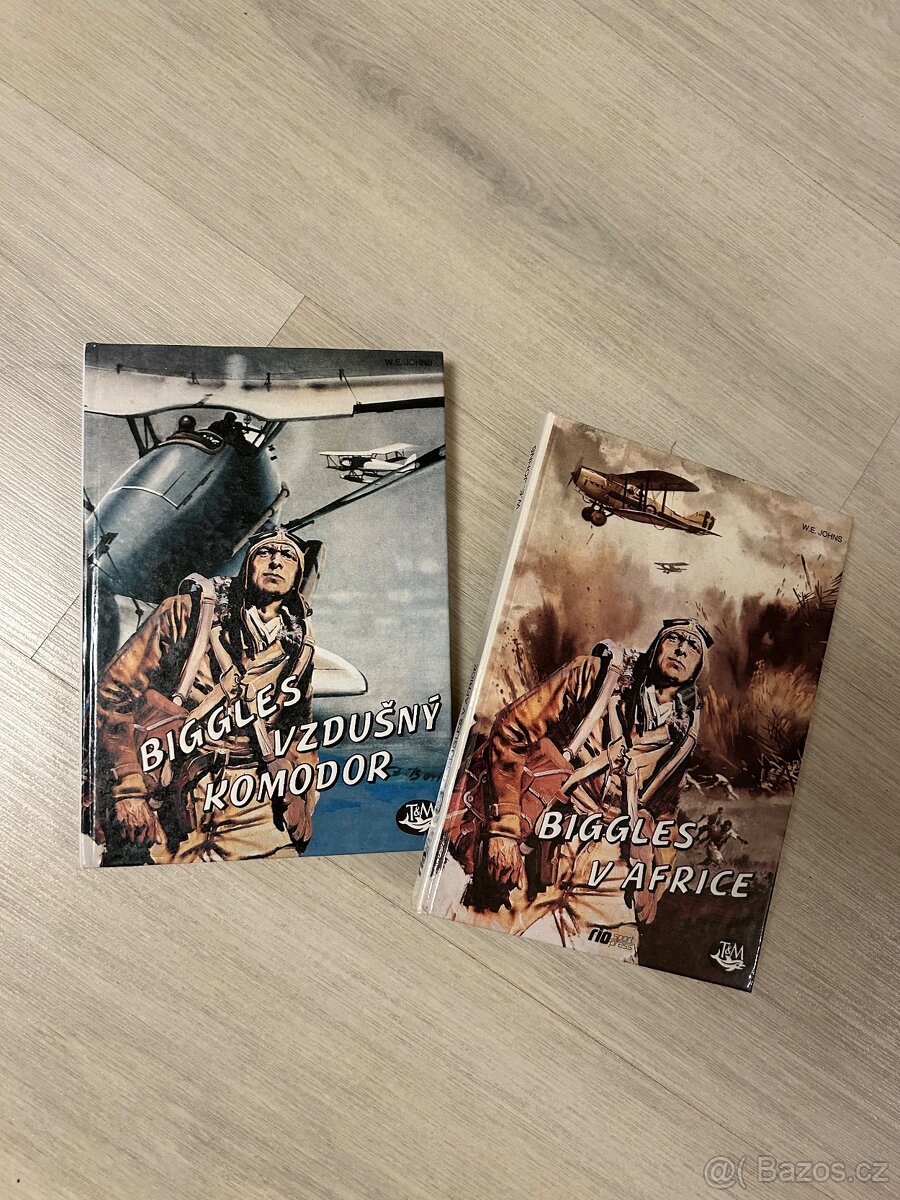 Set 2 knih Biggles