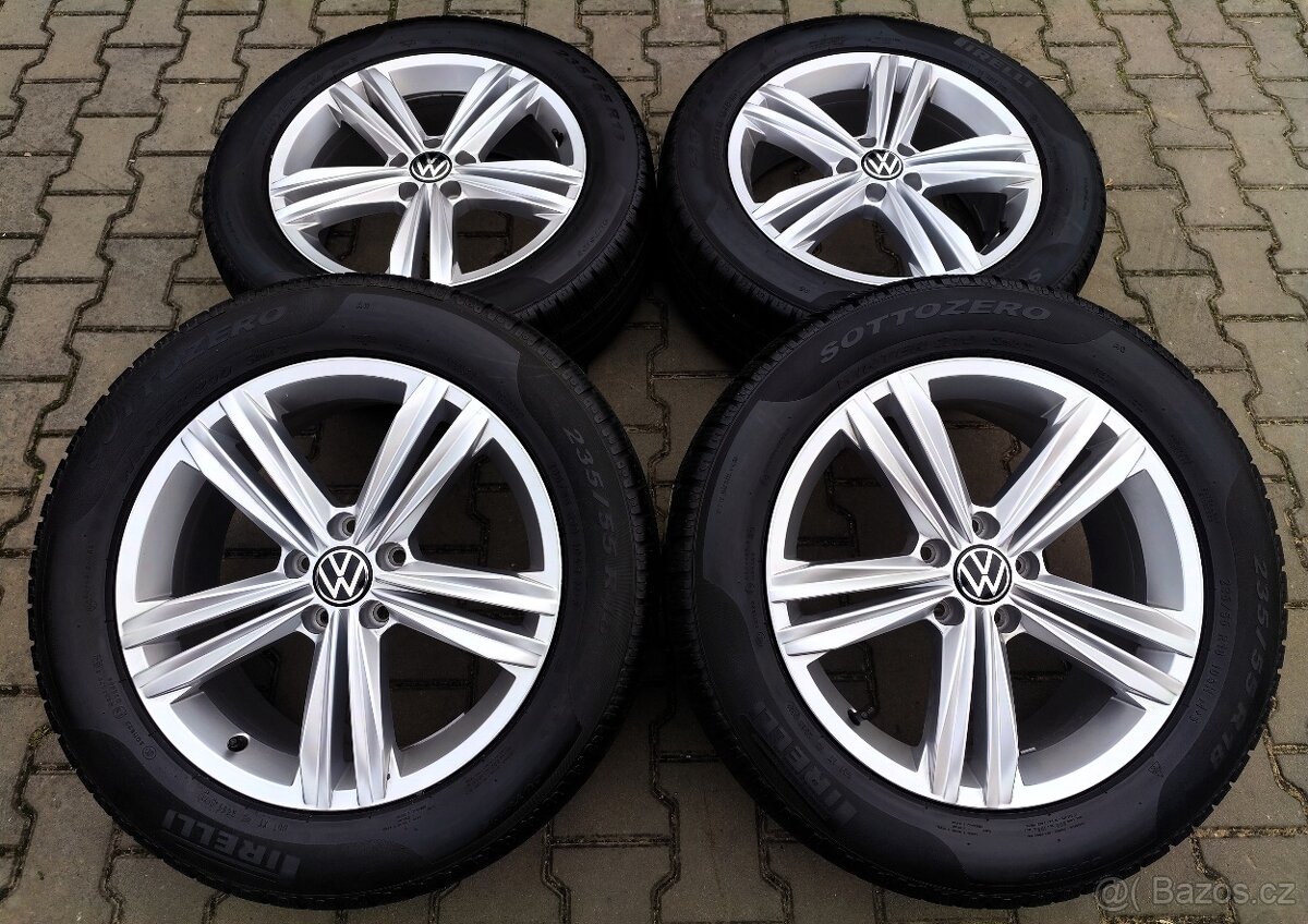 Alu kola originál Volkswagen Tiguan 5x112 R18 Sebring