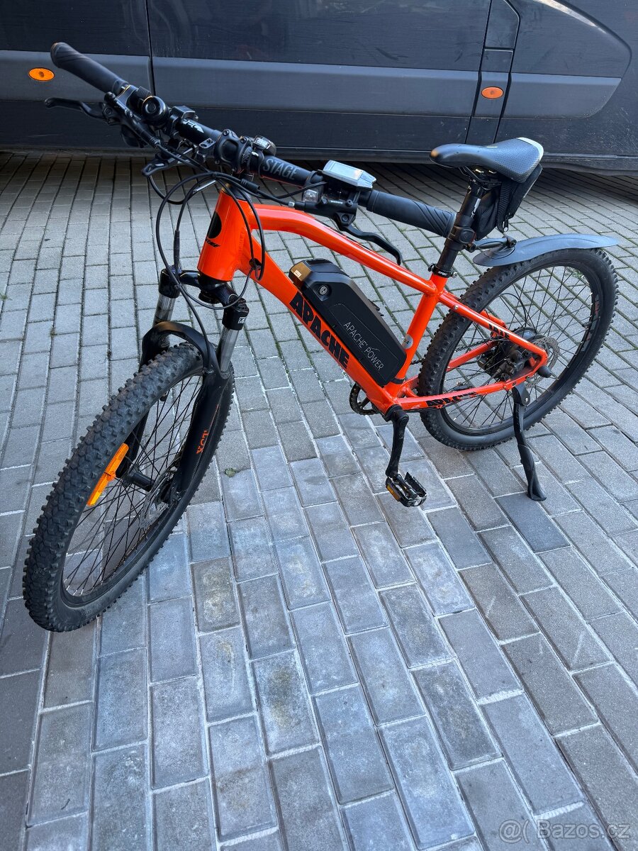 Apache TATE mtb 24 elektrokolo, najeto pouze 1200km