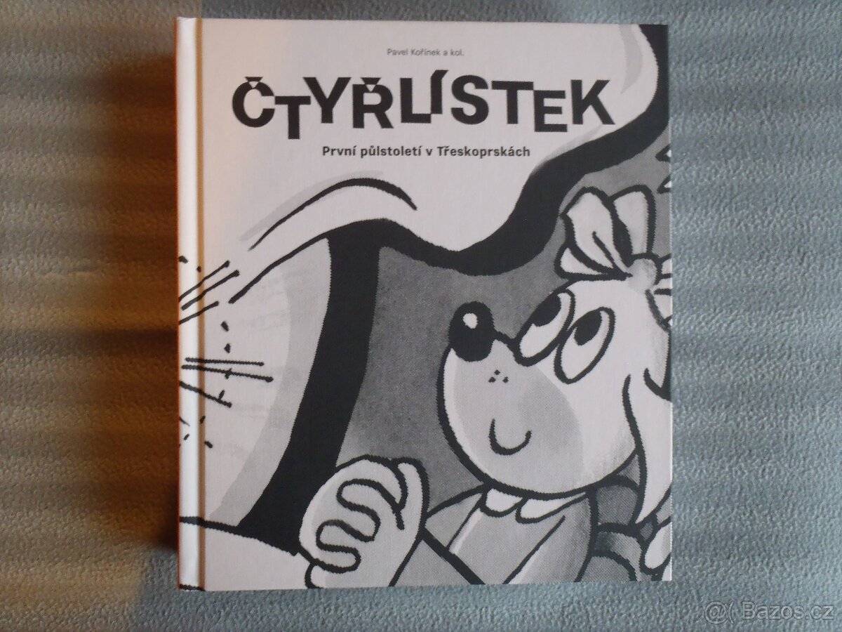 Čtyřlístek První půlstoletí v Třeskoprskách+desky+pohlednice