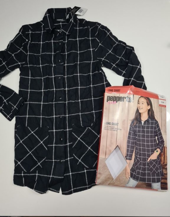 Košile dívčí 134 prodloužená