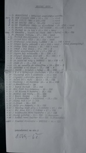 Prodám knihy z Olympie, převážně o fotbalu.