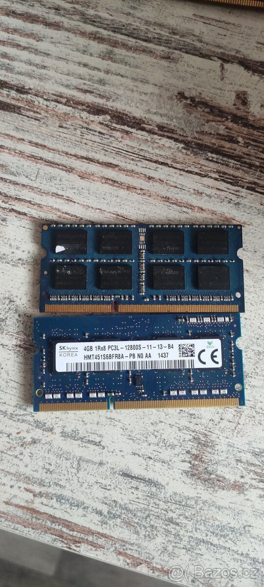 Ram do notebooku 4gb