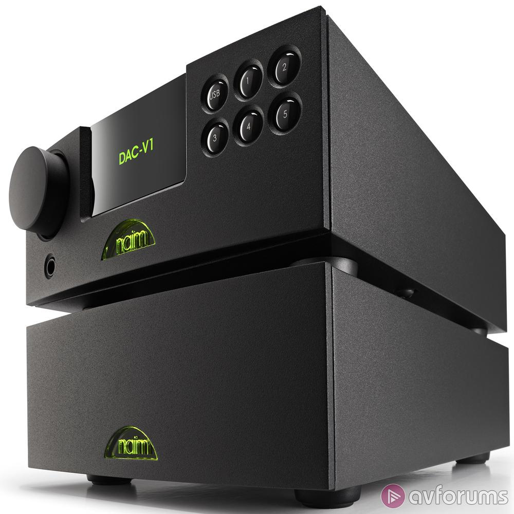 Sestava D/A převod. NAIM DAC V1 a výkon. zes. NAP 100